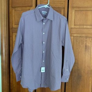 NWT  J. M. Haggar mens button down dress shirt